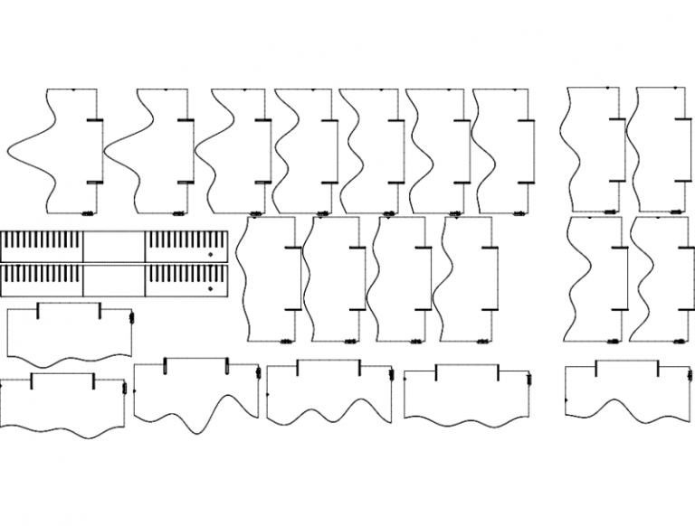 License Plate Blank dxf File Cnc File