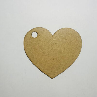 Laser Cut Wood Heart Ornament Blank Free Vector