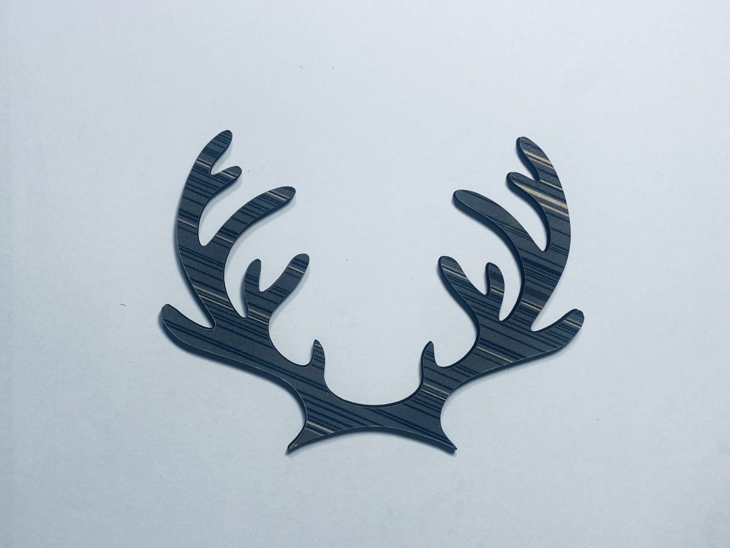 Laser Cut Wooden Reindeer Antlers Cutout Wood Reindeer Antlers Shape Free Vector