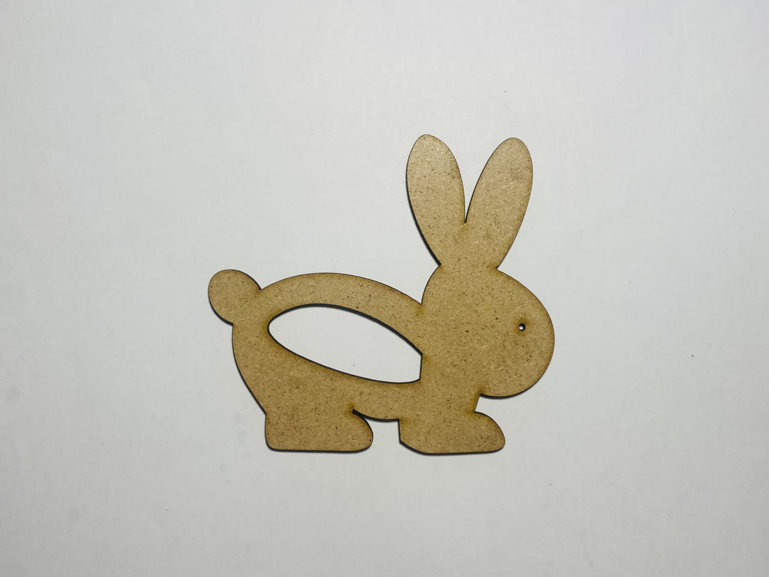 Laser Cut Bunny Shape Bunny Unfinished Wood Cutout Free Vector