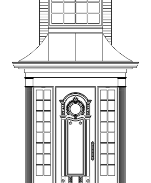 Beautiful Door Cad dwg DWG File