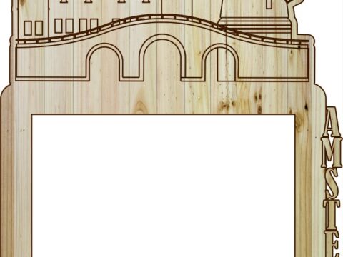 Laser Cut Photo Frame Amsterdam DXF File