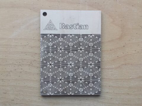 Bastian Pattern Living Hinge Template for Laser Cut DXF File
