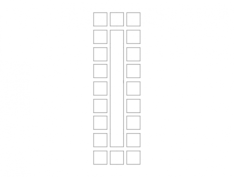 Mdf Door Design 15 dxf File - CNC FILE