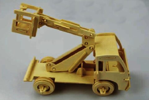 Lift Truck Laser Cut Model PDF File