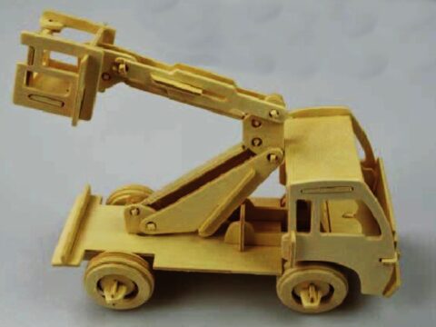 Lift Truck Laser Cut Model PDF File