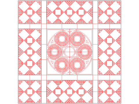 Geometrical Pattern DWG File