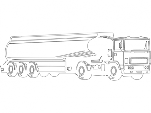 Oil Tanker dxf File