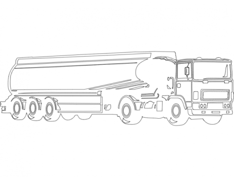 Oil Tanker dxf File