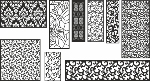 2d Screen Collection Free Vector