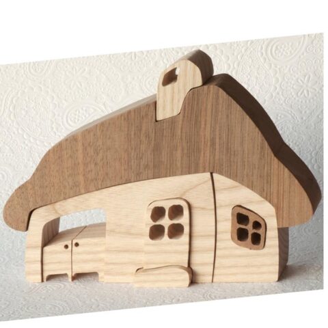 Wooden Toy Ev dxf File