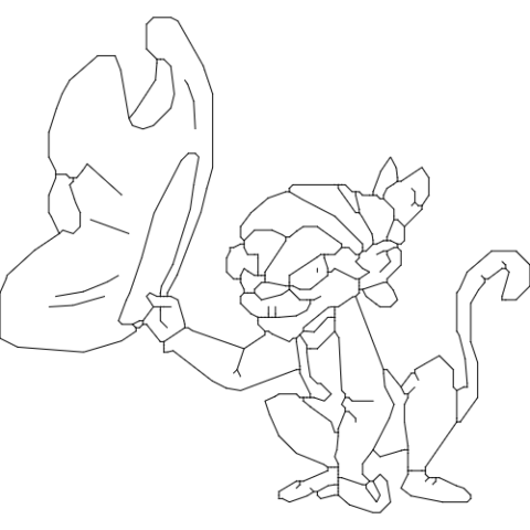 Pirate Monkey dxf File