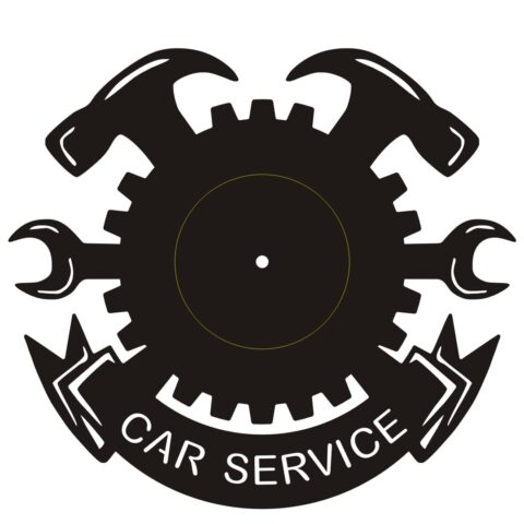 Clock Car Service Free Vector