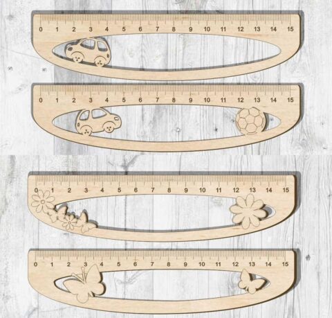 Laser Cut Ruler Templates Free Vector