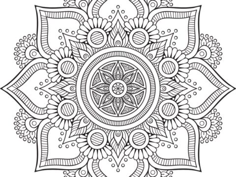 Mandala Floral Design Free Vector