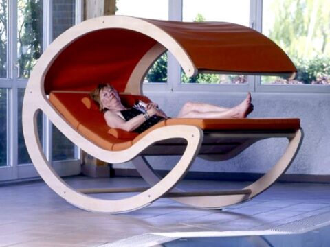 Outdoor Chaise Lounge CNC Router Template Plywood 21mm Milling Cutter 6mm Free Vector