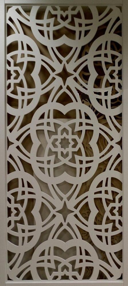 Floral Pattern Laser Cut CNC Router Template SVG File