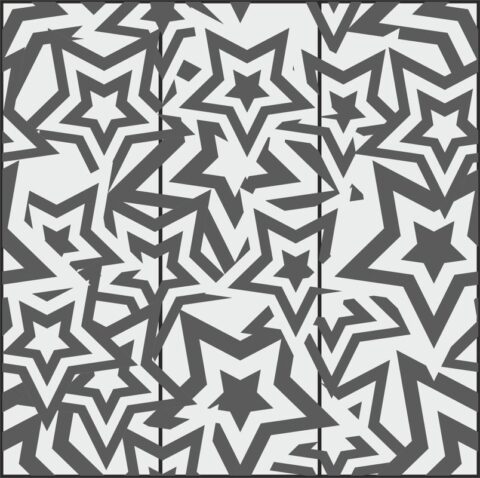 Star Seamless Pattern Free Vector