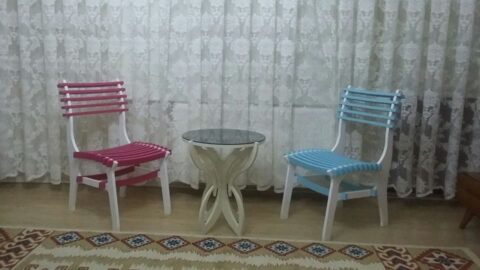 Masem geçme Sandalye dxf File