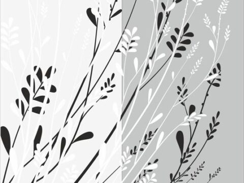 Floral Lace pattern sandblast pattern Free Vector