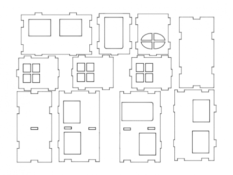 Haus (1) dxf File
