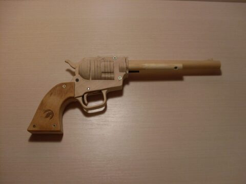 Single Action Army Rubber Band Gun PDF File