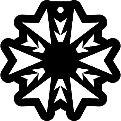 Snowflake dxf File