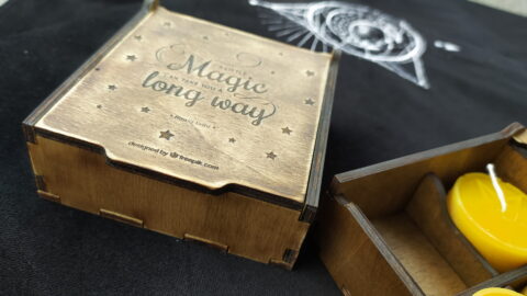 Laser Cut Small Gift Box With Lid 3mm Free Vector