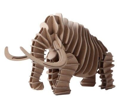 Mammoth 3D Puzzle Free Vector