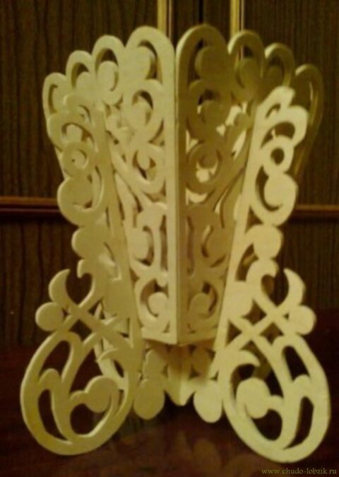 Flower Vase Laser Cut Free Vector
