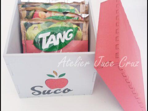 Caixa Suco Juce Fez 10x10x9 DXF File