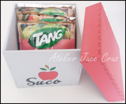 Caixa Suco Juce Fez 10x10x9 DXF File