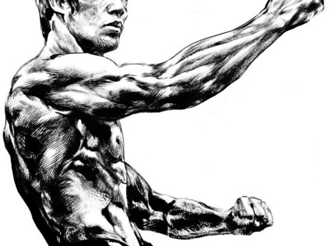 Bruce Lee Vector For Laser Engraving Free Vector