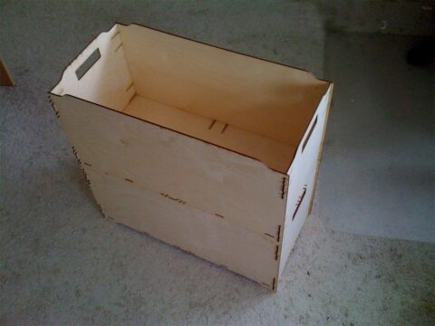 Laser Cut Stack Box 3mm Plywood Free Vector
