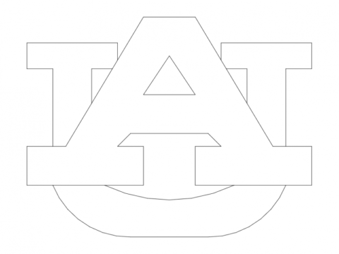 Auburn Logo dxf File