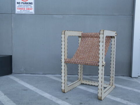 Modern Chair Laser Cut CNC Plan Free Vector