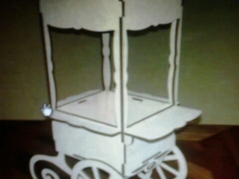 Candy Bar Cart CNC Plans Free Vector