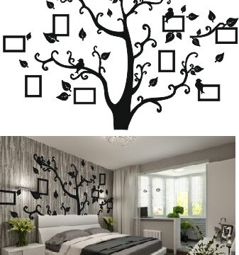 Tree Photo frame Free Vector