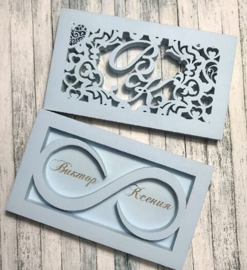 Laser Cut Wedding Box For Engagement Rings Free Vector