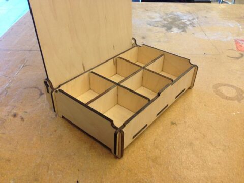 Laser Cut Box Free Vector