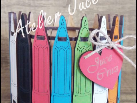 Pencil Pen Holder DXF File