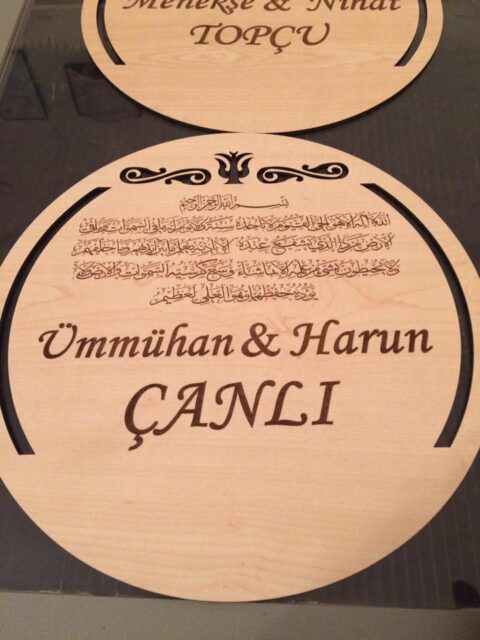 Yuvrlak kapı süsü dxf File