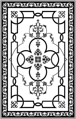 Custom patterns and stencils for etching dxf File