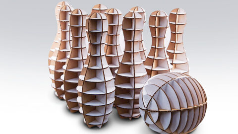 Bowling Set dxf File