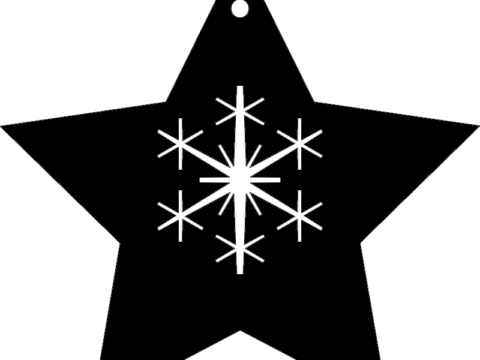 Snowflake dxf File