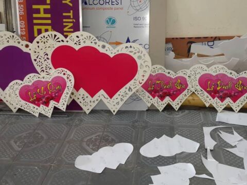 Valentine’s Day Heart Craft Free Vector