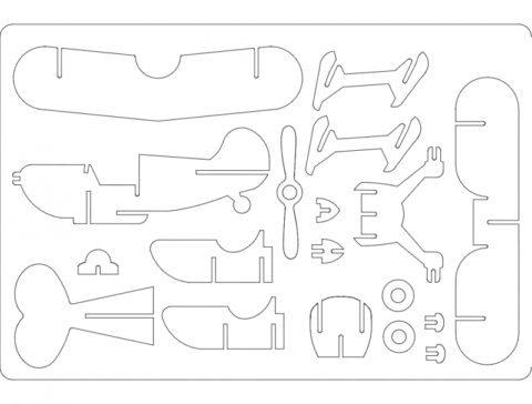 Pitts Biplane dxf File