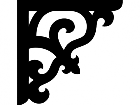 Corner Design Kron 0002 dxf File