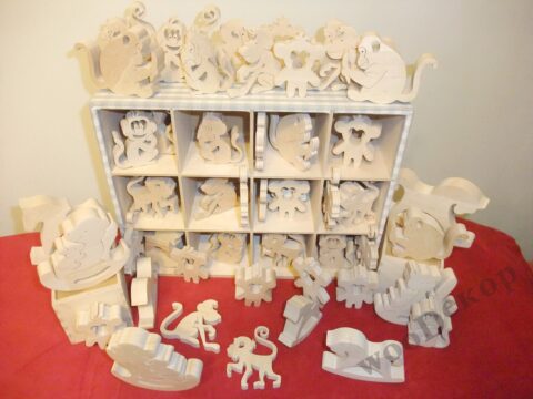Monkey Plywood Toys PDF File