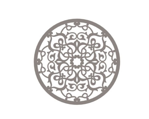 Stylized Vector Mandala Ornament DXF File